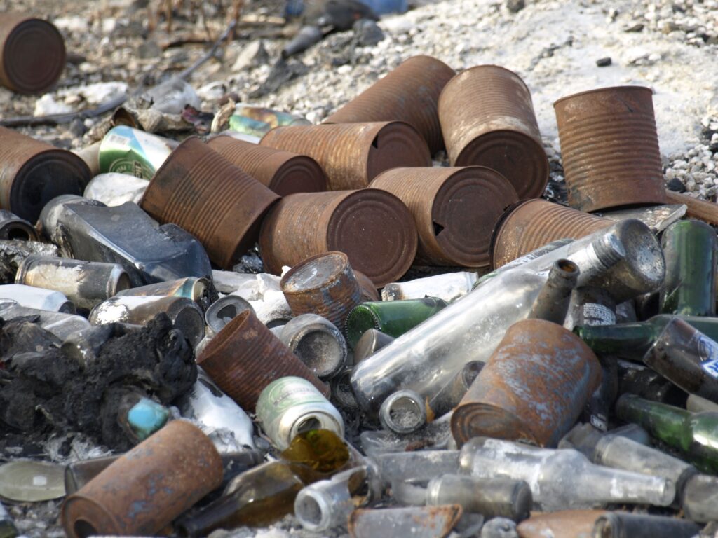 chatarra lata tofo ferroso reciclaje